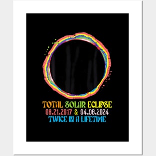 Twice In A Lifetime Solar Eclipse 2024 2017 Wo s Posters and Art